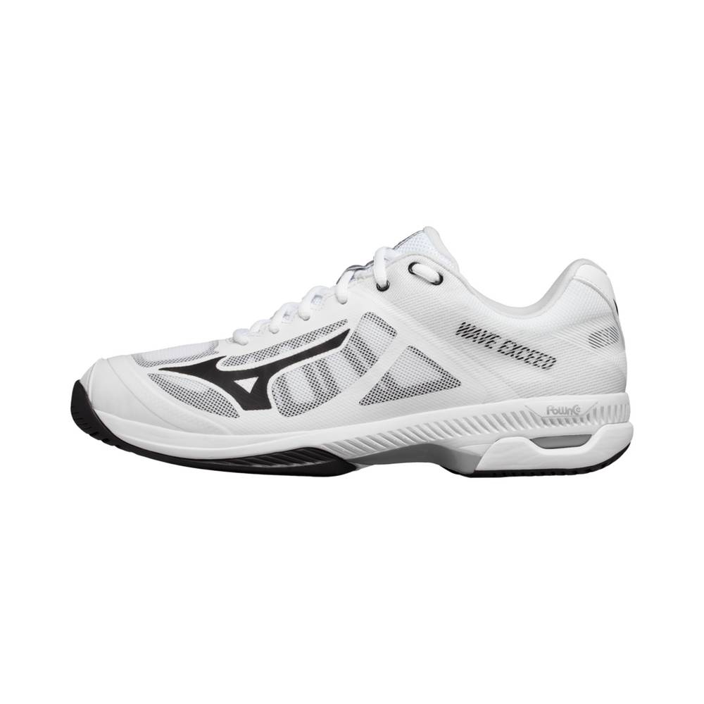 Mens Mizuno Wave Exceed SL AC Tennis Shoes White/Black Philippines (CMNLTH358)